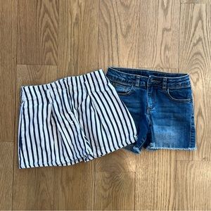 Zara girls size 6 shorts bundle.